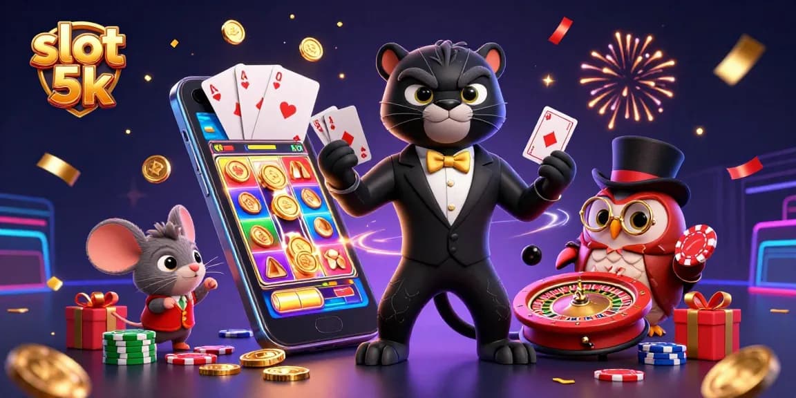 Engage with slot 5k thrills while winning jackpots in a vibrant casino scene.