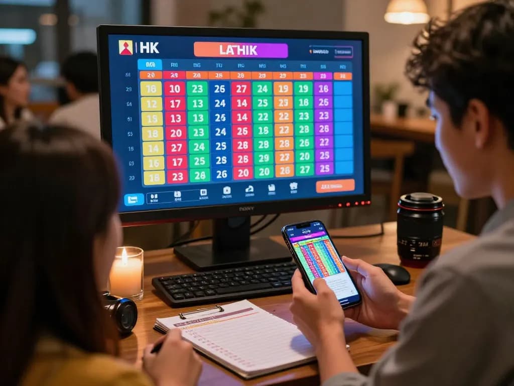 Live Data HK lottery results displayed on a smartphone, showcasing excitement and engagement in togel betting.