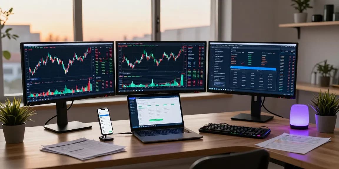 Cricbet trading setup showcasing cryptocurrency charts, digital wallet, and market analysis
