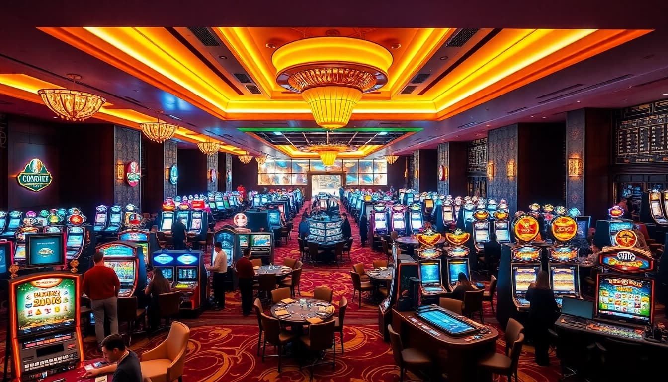 Experience the thrill of Non Uk Casino 2025 with diverse gaming options in a vibrant atmosphere.