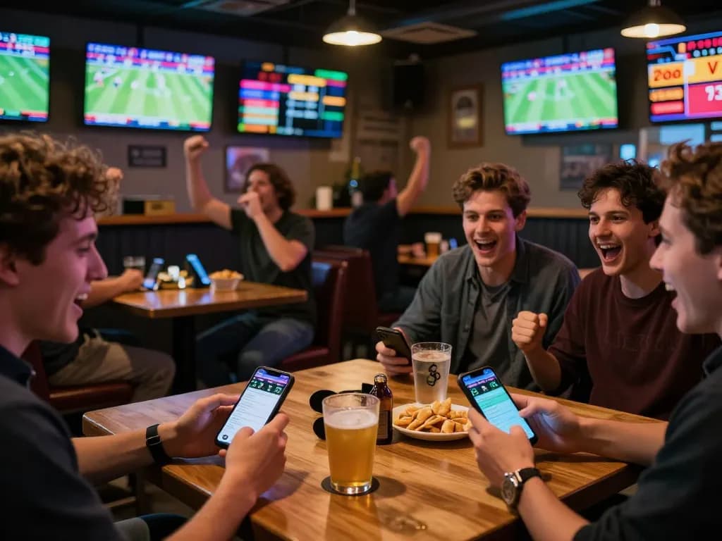 Fans engaging in dynamic sports betting at vaobet during live events, showcasing excitement and strategy.