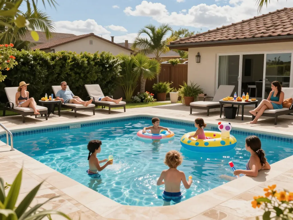 Dolphin Pool Services enhances family enjoyment with crisp, clear pools and relaxing backyard environments.
