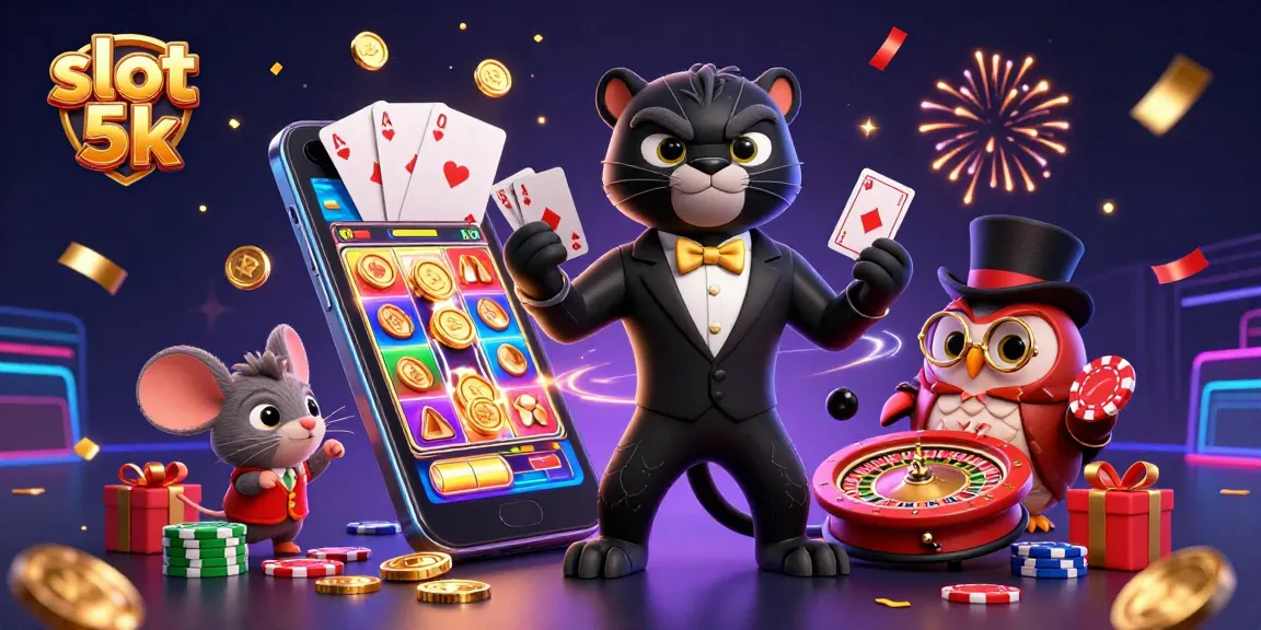 Engage with slot 5k thrills while winning jackpots in a vibrant casino scene.