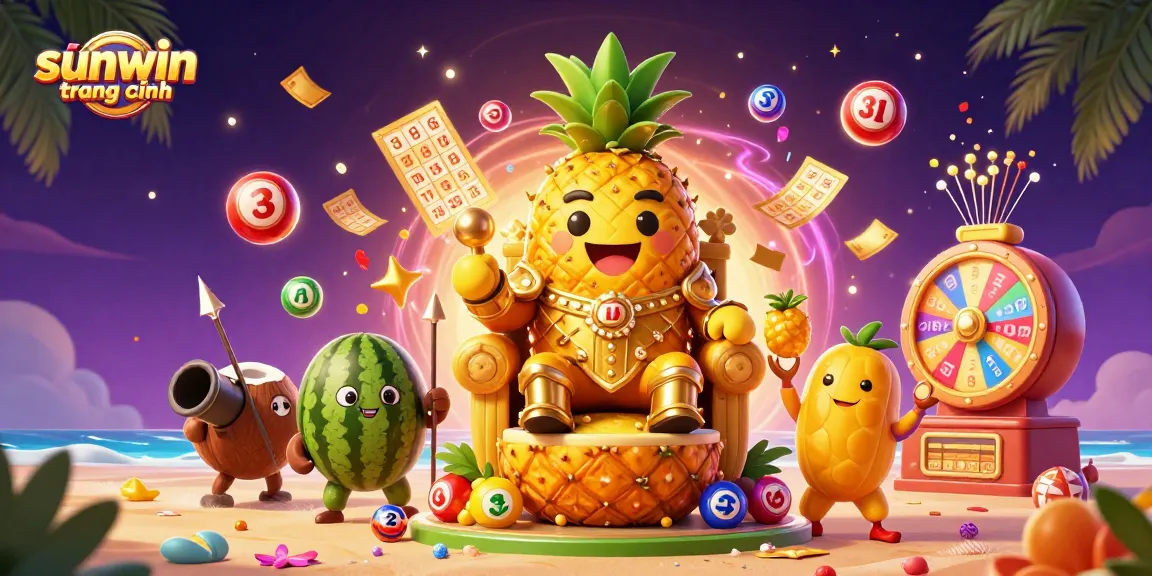 Experience the excitement of sunwin trang chính with vibrant casino elements and characters.