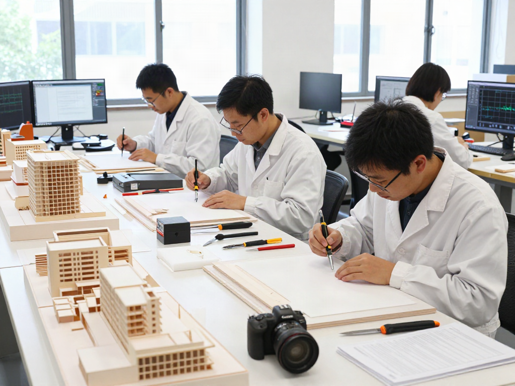 Präzise Architektur Modellbau Hannover - Handwerk und Kreativität in der Werkstatt.