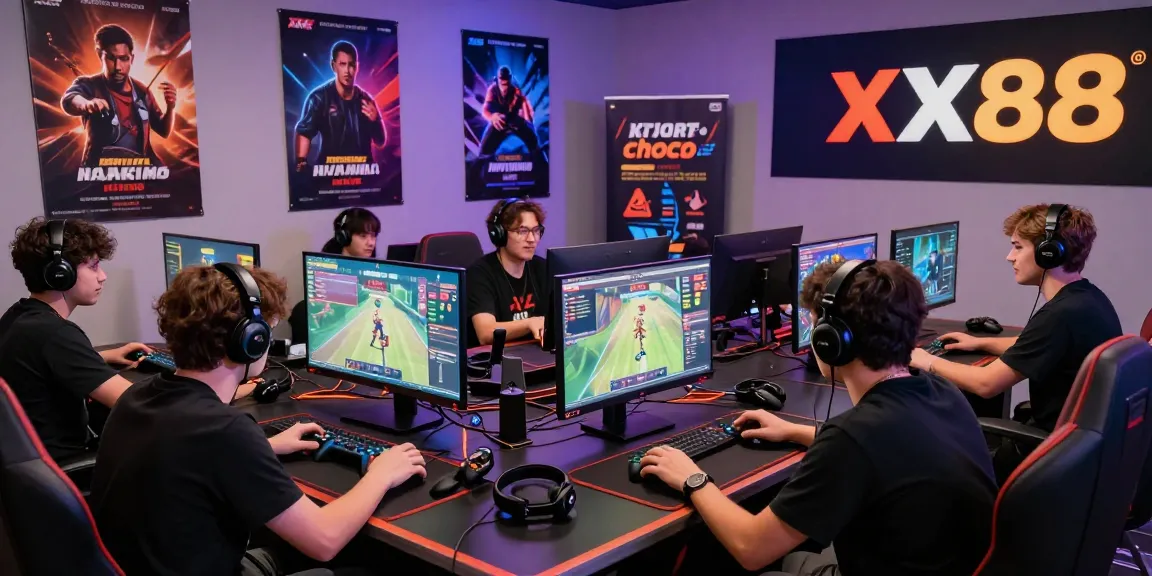 Players engaging with XX88's diverse games in a modern gaming environment.