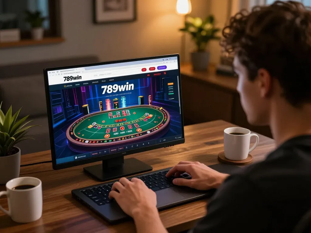 Engaging online gaming with 789win showcasing an interactive live dealer blackjack game interface.