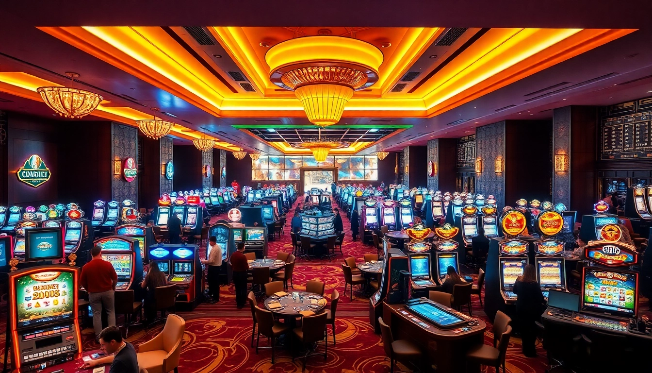 Experience the thrill of Non Uk Casino 2025 with diverse gaming options in a vibrant atmosphere.