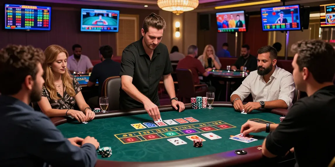 Engaging Andar Bahar live casino game scene with dealer and players in 2026.