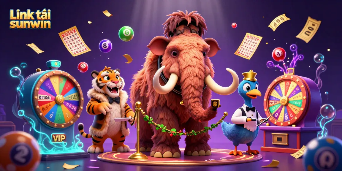 Play with excitement and discover Link tải sunwin through a vibrant casino scene filled with thrilling game elements.