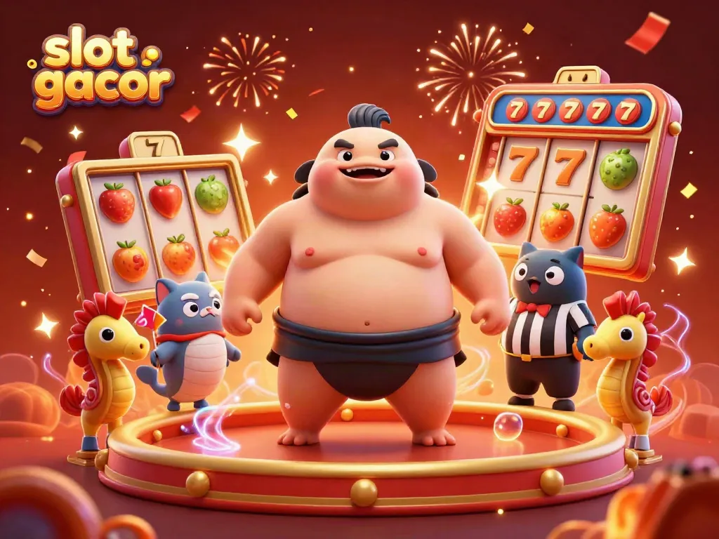Experience the vibrant energy of slot gacor with lively 3D characters and dynamic game elements.