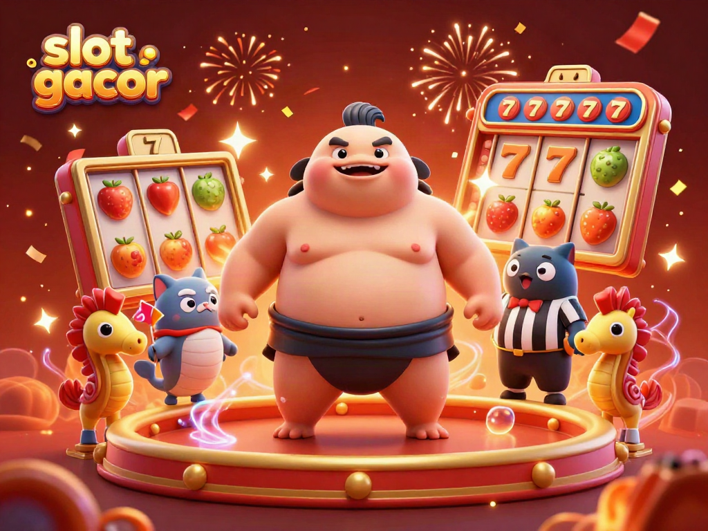 Experience the vibrant energy of slot gacor with lively 3D characters and dynamic game elements.