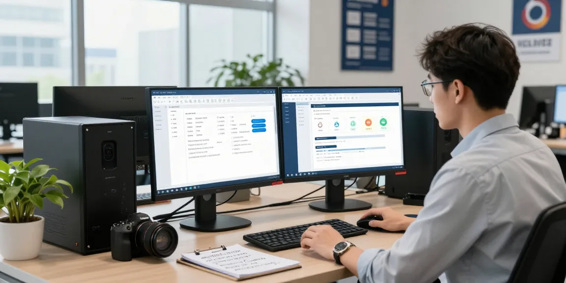 Verify PDFs and detect fraud in PDF files with advanced AI in a modern office workspace.