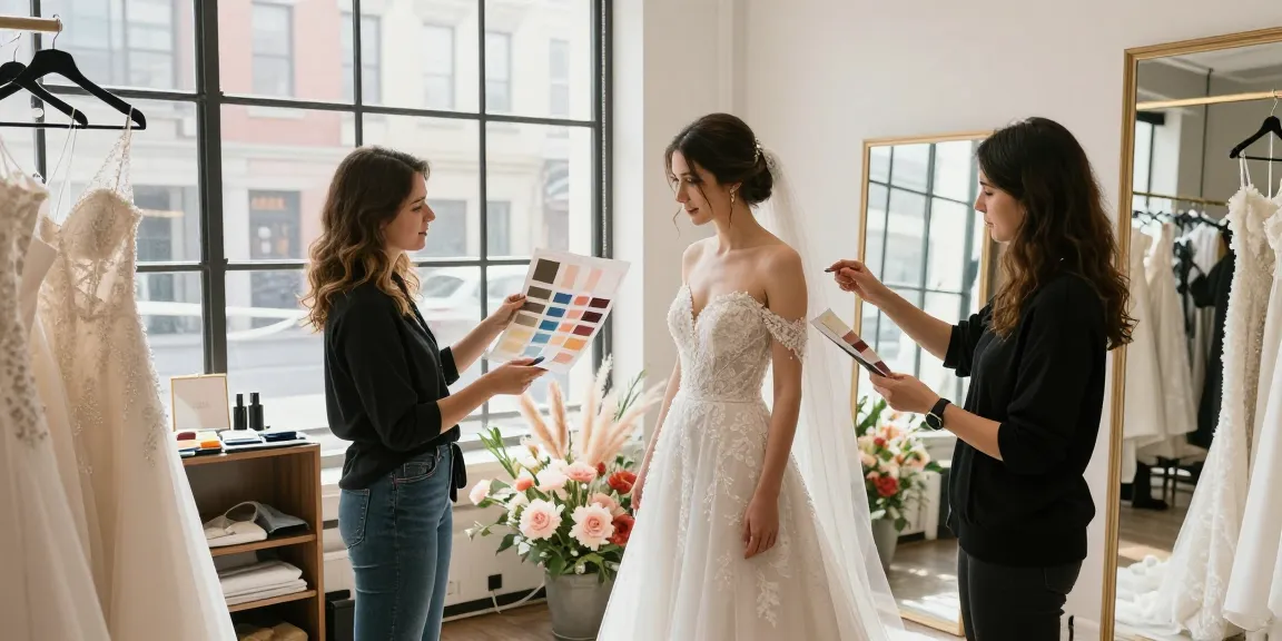 Consulenza di bridal styling per valorizzare la bellezza naturale della sposa.