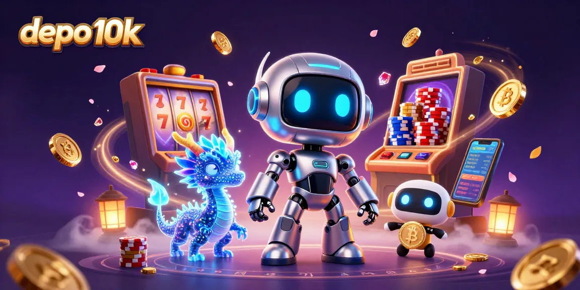 Experience the excitement of depo 10k slots with vibrant 3D characters and thrilling games.