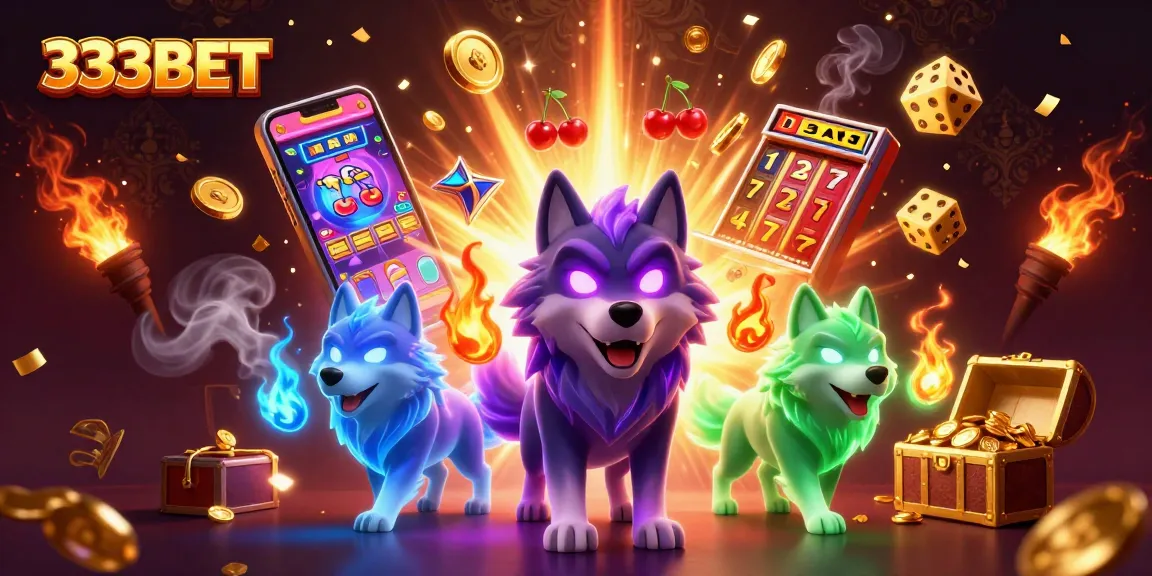 Experience a thrilling casino adventure with 333BET led by spectral wolves and jackpot excitement.