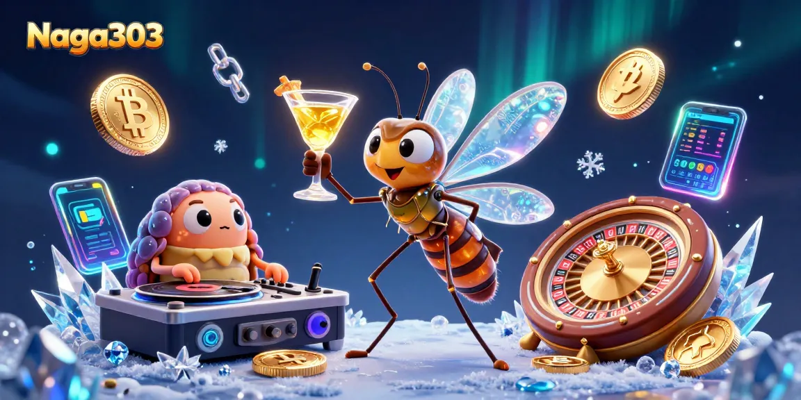 Naga303 engages players with vibrant 3D scenes of casino excitement, highlighting thrilling bonuses and games.