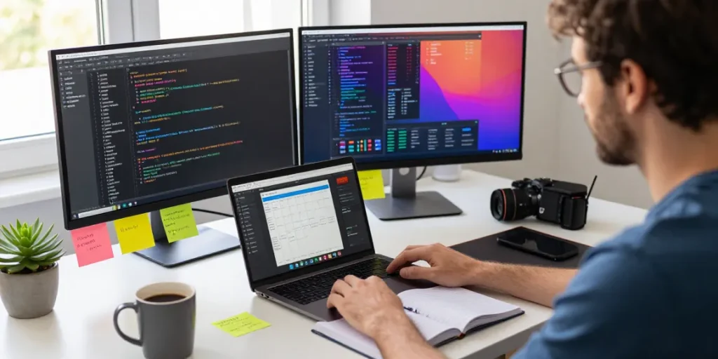 Snipaste screenshot download interface in a modern tech workspace showcasing efficient software development.