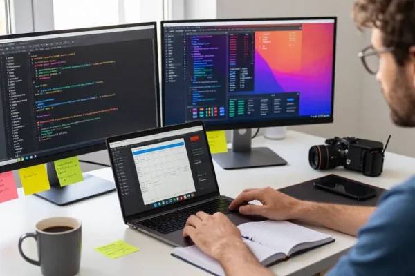 Snipaste screenshot download interface in a modern tech workspace showcasing efficient software development.