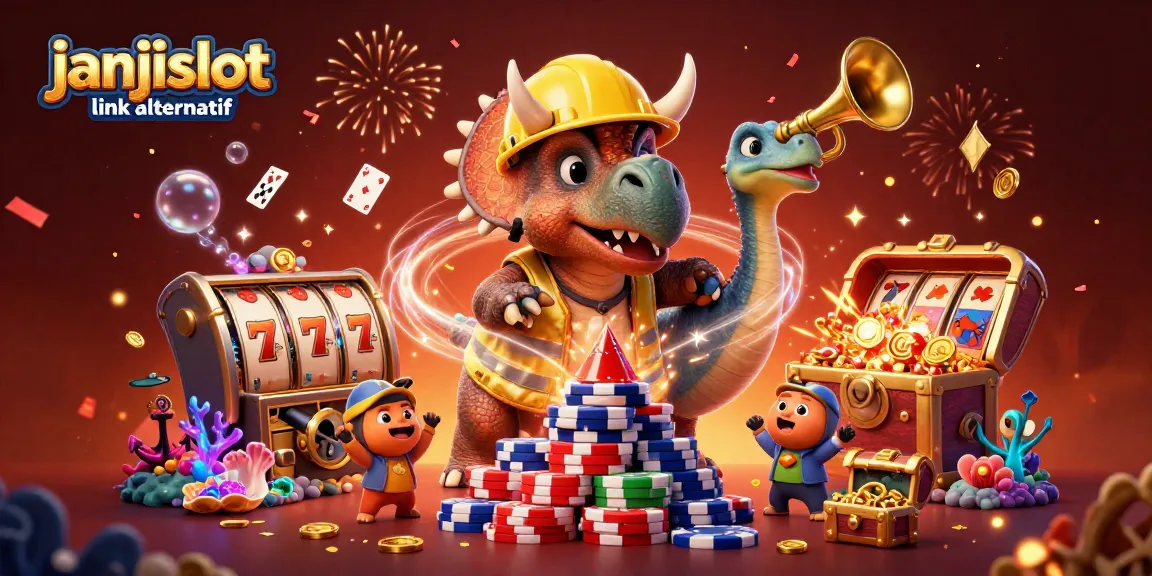 Experience excitement with janjislot link alternatif featuring vibrant gaming elements and dynamic celebration.