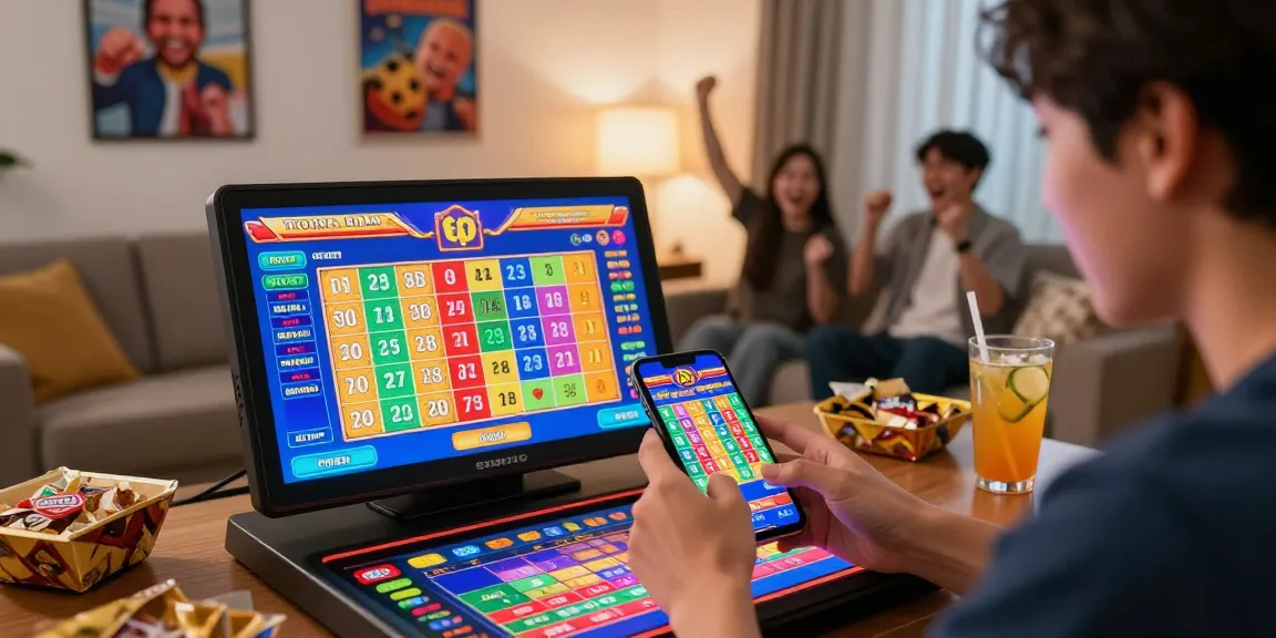 Exciting scene of a user engaging with toto macau live draw results on mobile.
